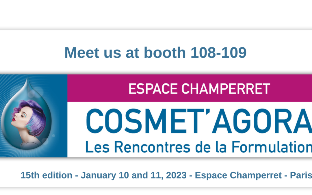 We will attend at COSMET’AGORA 2023